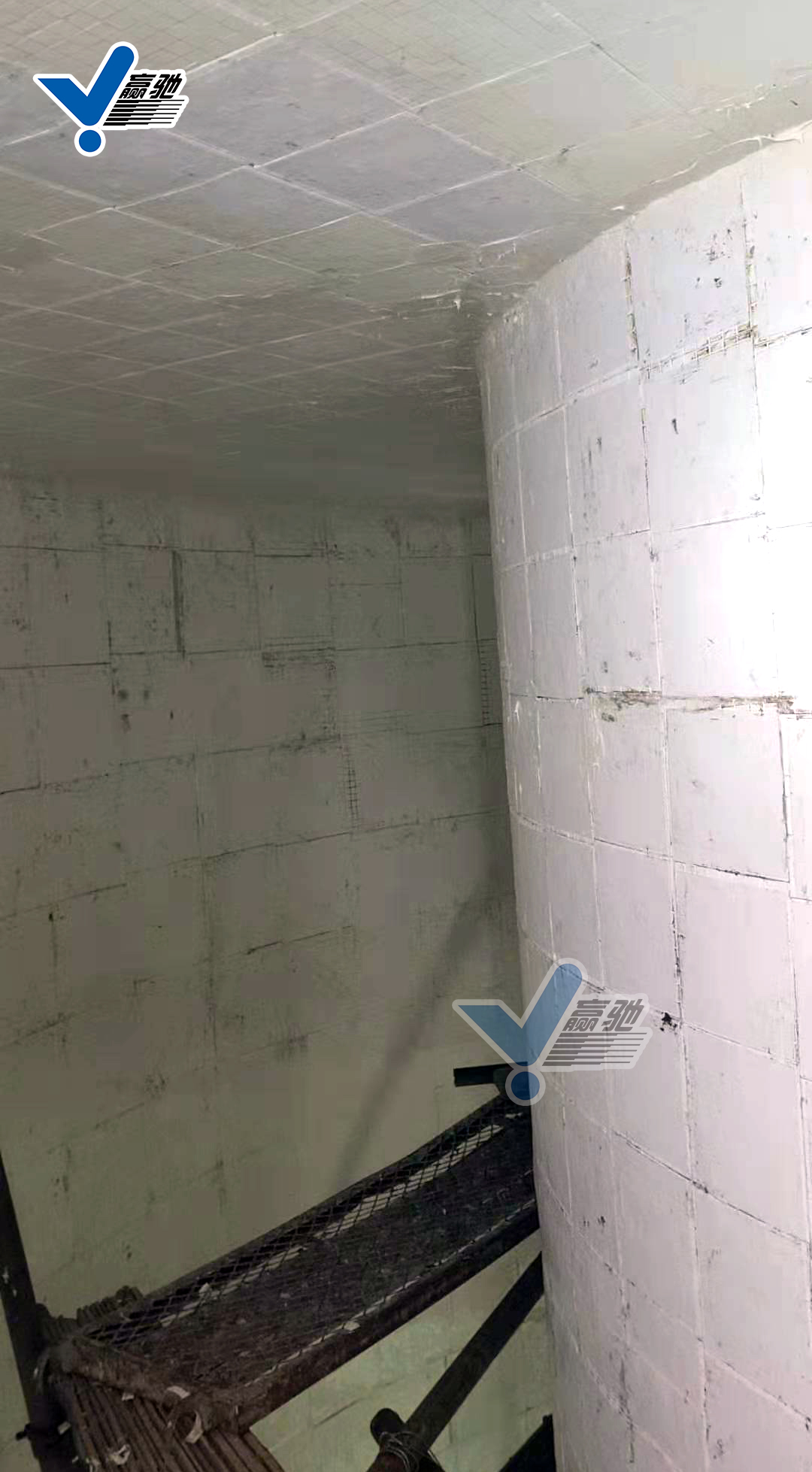 旋風筒襯瓷上門施工 旋風筒內(nèi)襯氧化鋁耐磨陶瓷復合板 旋風筒內(nèi)襯耐磨陶瓷 旋風筒襯瓷施工氧化鋁板 氧化鋁耐磨陶瓷復合板上門施工 旋風筒襯瓷上門服務(wù) 水泥廠耐磨陶瓷復合版上門安裝 淄博贏馳陶瓷新材料有限公司