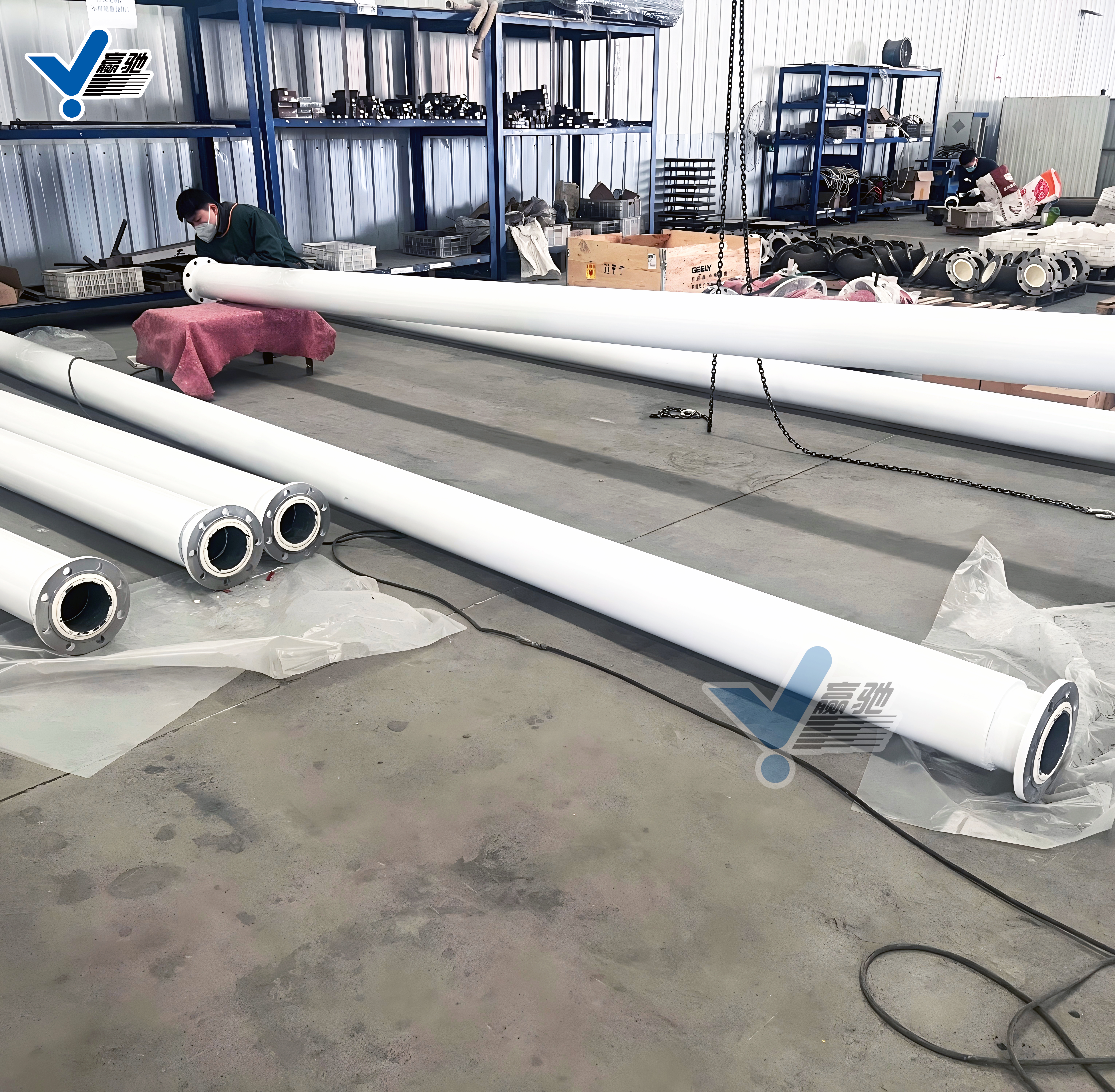 鑄石環(huán)內(nèi)襯管 管道內(nèi)襯鑄石 鑄石耐磨陶瓷管道 山東鑄石復(fù)合碳鋼管 耐磨鑄石管道 鑄石防磨內(nèi)襯管道 鑄石襯里防磨防腐管道 管道內(nèi)襯鑄石防磨損管道 淄博贏馳陶瓷