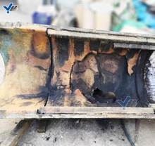 高爐煉鐵廠溜槽內(nèi)襯陶瓷板 高爐布料溜槽內(nèi)襯氧化鋁陶瓷板 耐磨陶瓷襯板管道 高爐布料溜槽粘貼氧化鋁耐磨陶瓷襯板 管道內(nèi)襯貼耐磨陶瓷板 管道內(nèi)襯氧化鋁板 氧化鋁板內(nèi)襯 耐磨陶瓷 氧化鋁耐磨陶瓷管道淄博贏馳陶瓷新材料有限公司