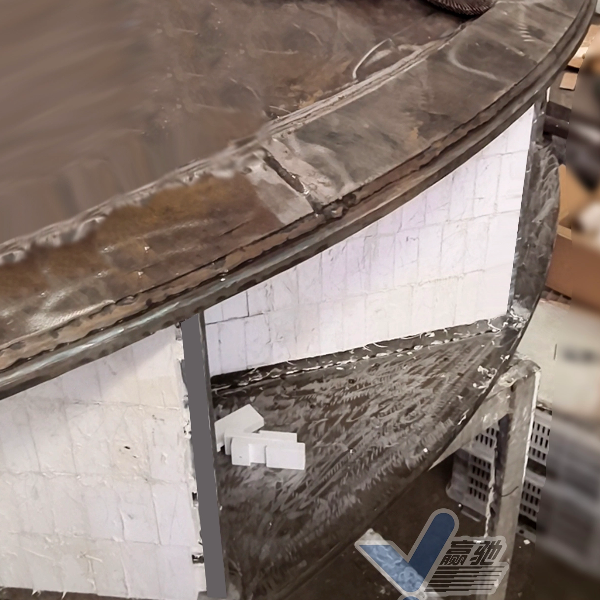 風(fēng)機(jī)內(nèi)襯氧化鋁陶瓷 L型氧化鋁卡扣護(hù)邊設(shè)計(jì)+葉片氧化鋁燕尾槽鑲嵌 風(fēng)機(jī)內(nèi)襯燕尾槽耐磨陶瓷片 耐磨陶瓷風(fēng)機(jī)蝸殼 風(fēng)機(jī)蝸殼襯防磨層 風(fēng)機(jī)蝸殼耐磨內(nèi)襯 風(fēng)機(jī)蝸殼防塵防磨襯里 淄博贏馳陶瓷新材料有限公司