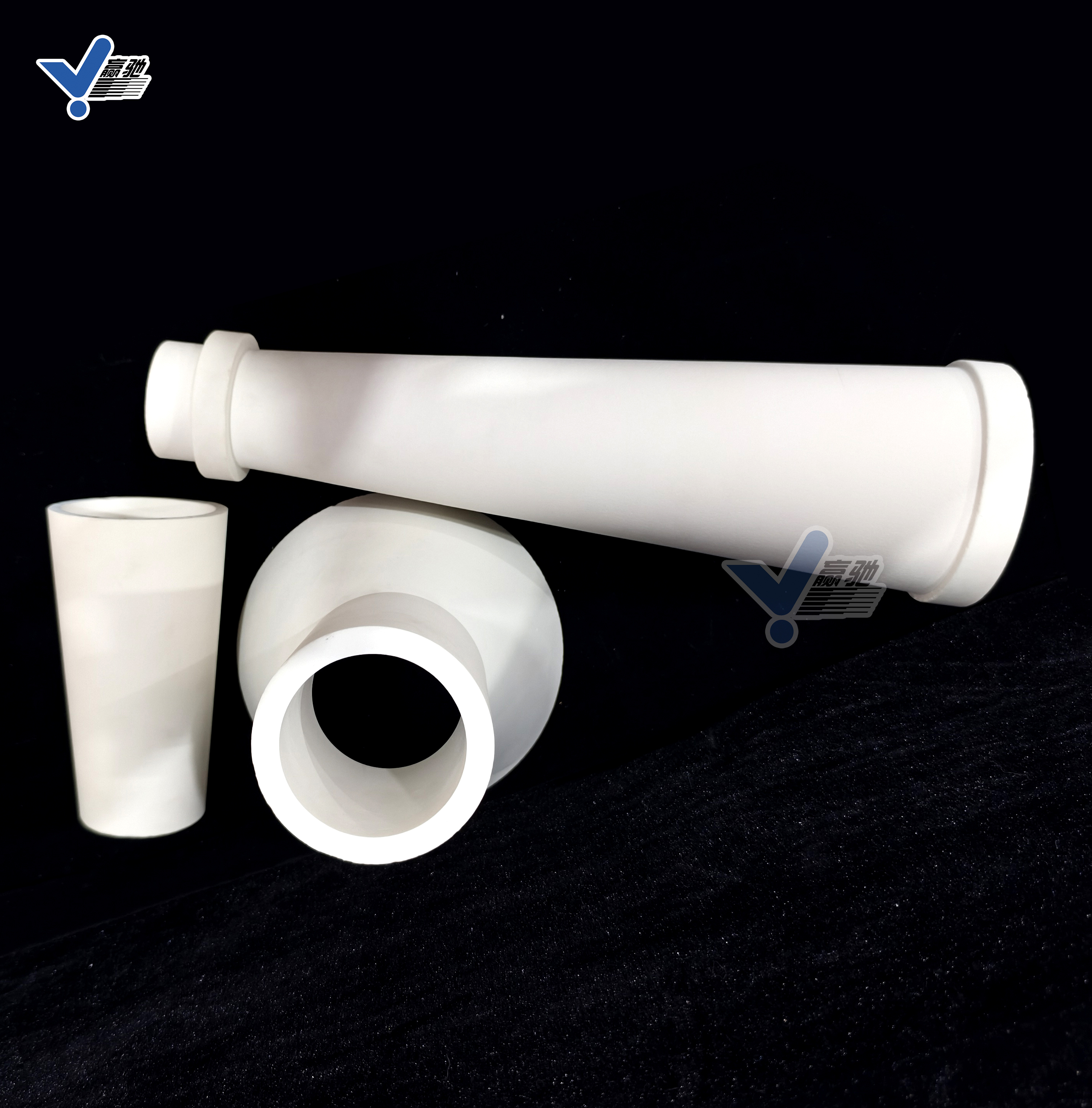 旋流器底流口 氧化铝陶瓷环 旋流器底流口整体防磨 旋流器底流口刚玉内衬耐磨耐冲刷抗冲击 剧烈冲刷 高纯耐磨 精密成型 深度定制 抗腐蚀 长寿命 淄博赢驰陶瓷新材料有限公司