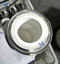 镜面不锈钢弯头内衬氧化铝陶瓷环 不锈钢弯头内衬氧化铝 小口径管道内衬耐磨陶瓷环 小口径陶瓷复合管道 食品管道防磨内衬管道 陶瓷衬里防磨防腐管道 淄博赢驰陶瓷