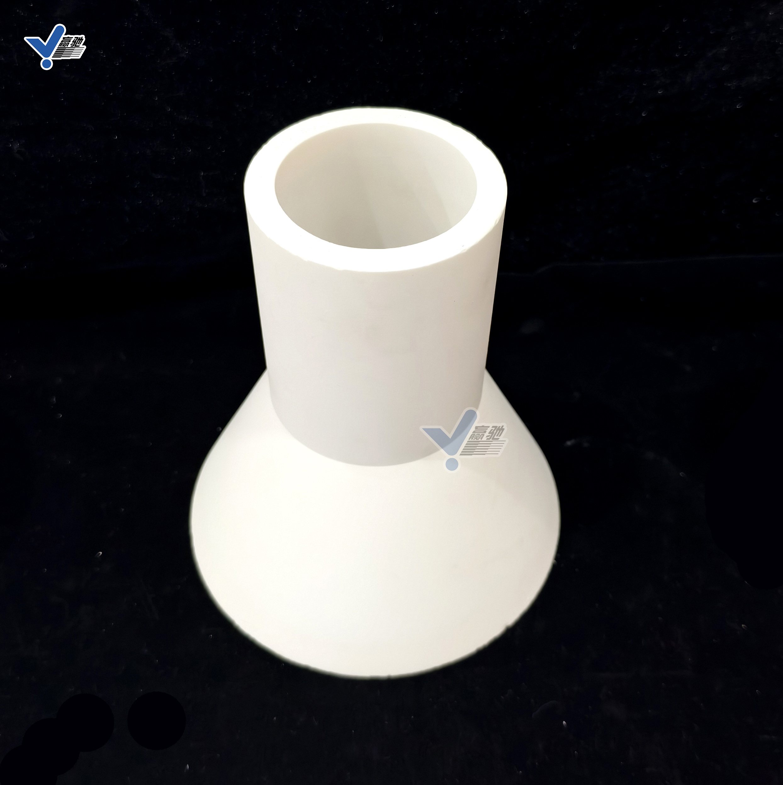 旋流器底流口 氧化铝陶瓷环 旋流器底流口整体防磨 旋流器底流口刚玉内衬耐磨耐冲刷抗冲击 剧烈冲刷 高纯耐磨 精密成型 深度定制 抗腐蚀 长寿命 淄博赢驰陶瓷新材料有限公司